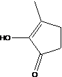 2-Hydroxy-3–methyl-2-cyclopenten-1-on
3-Methylcyclopentane-1,2-dione
Methyl cyclopentenolone